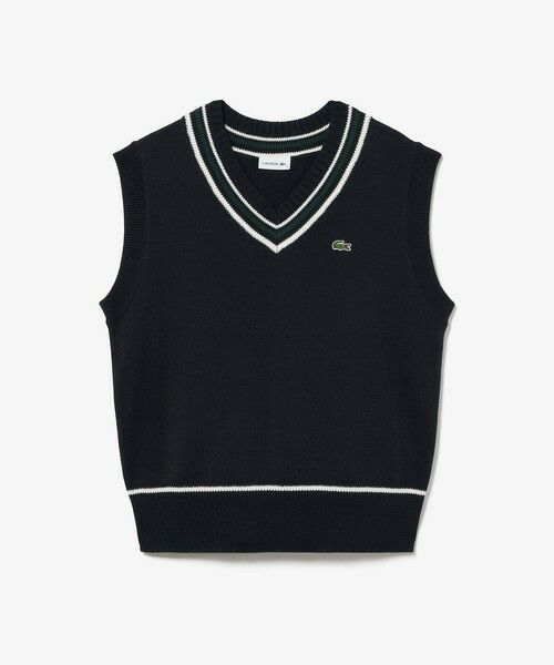 LACOSTE / ラコステ ベスト | コットンポリニットチルデンベスト | 詳細3