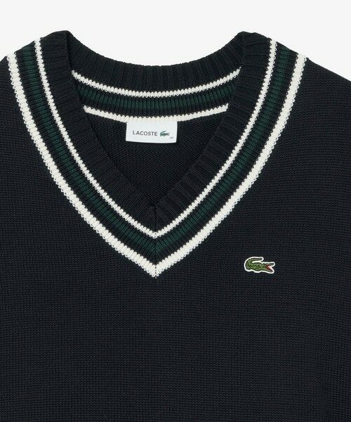 LACOSTE / ラコステ ベスト | コットンポリニットチルデンベスト | 詳細7