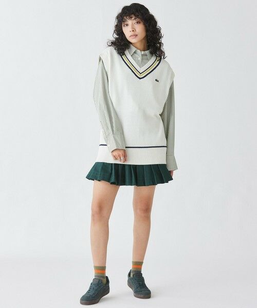 LACOSTE / ラコステ ベスト | コットンポリニットチルデンベスト | 詳細14