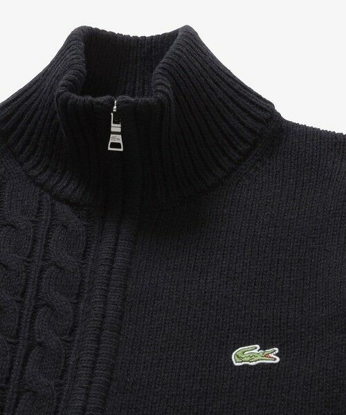 LACOSTE / ラコステ カーディガン・ボレロ | クレイジーニッティングハイネックジップカーディガン | 詳細6