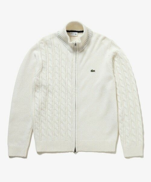 LACOSTE / ラコステ カーディガン・ボレロ | クレイジーニッティングハイネックジップカーディガン | 詳細11