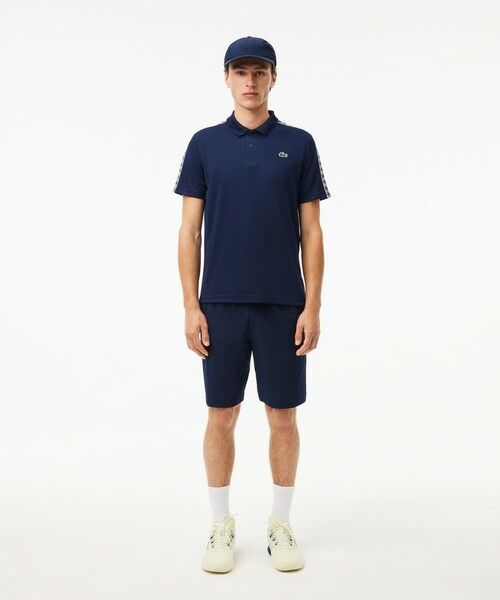 LACOSTE / ラコステ ポロシャツ | UPF30 UVカット モノグラムテーピングウルトラドライテニスポロシャツ | 詳細12