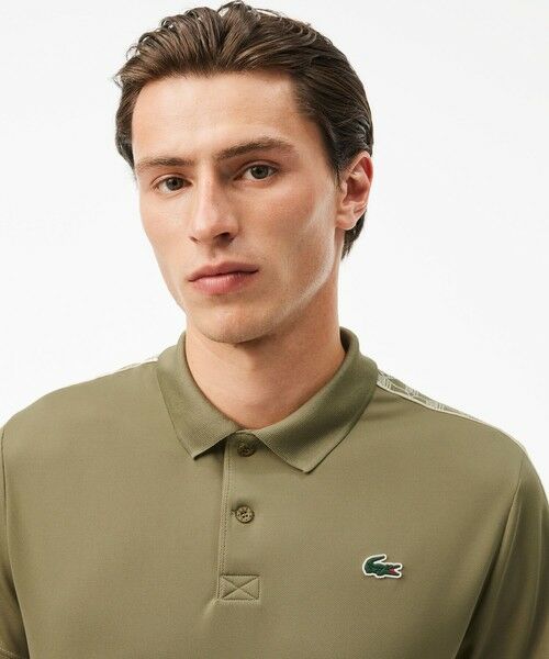 LACOSTE / ラコステ ポロシャツ | UPF30 UVカット モノグラムテーピングウルトラドライテニスポロシャツ | 詳細13