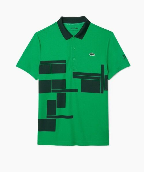 LACOSTE / ラコステ ポロシャツ | UPF50＋ UVカット 『ノバク・ジョコビッチ』コートプリントウルトラドライ 半袖ポロシャツ | 詳細3