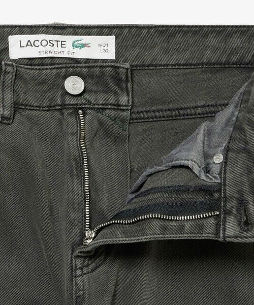 LACOSTE / ラコステ デニムパンツ | オーガニックコットンガーメントダイ ルーズフィット ストレートデニムパンツ | 詳細12