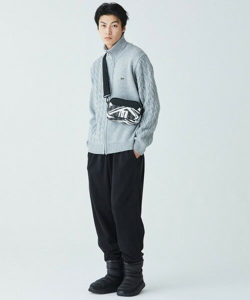 LACOSTE / ラコステ ショルダーバッグ | グレインレザー ザ ブレンド シーズナル スモールショルダーバッグ | 詳細5