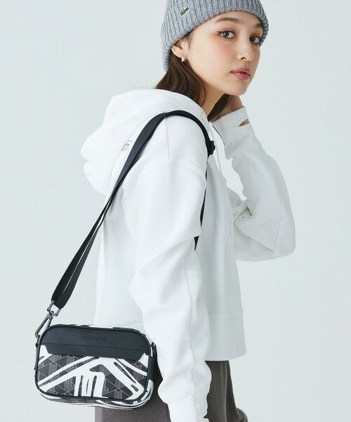 LACOSTE / ラコステ ショルダーバッグ | グレインレザー ザ ブレンド シーズナル スモールショルダーバッグ | 詳細7