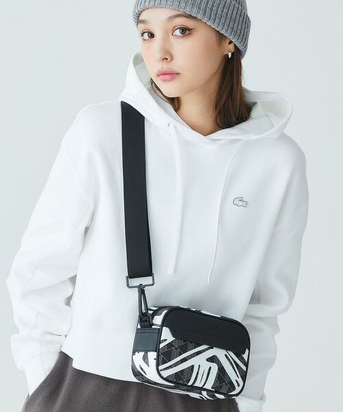 LACOSTE / ラコステ ショルダーバッグ | グレインレザー ザ ブレンド シーズナル スモールショルダーバッグ | 詳細8