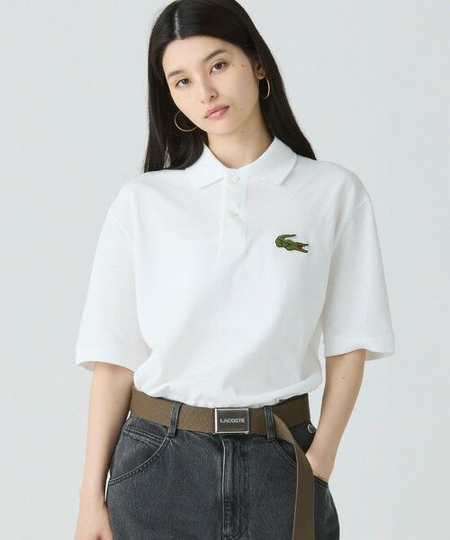 LACOSTE / ラコステ ポロシャツ | L.12.12ルーズフィット ドロップショルダー 鹿の子半袖ポロシャツ | 詳細2