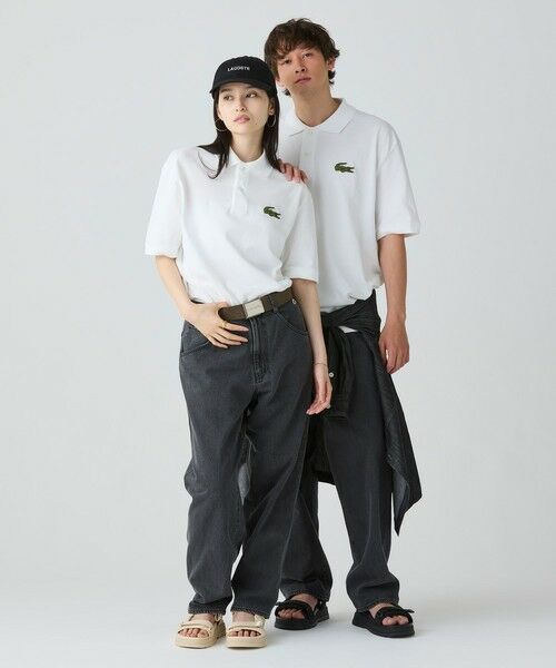 LACOSTE / ラコステ ポロシャツ | L.12.12ルーズフィット ドロップショルダー 鹿の子半袖ポロシャツ | 詳細3