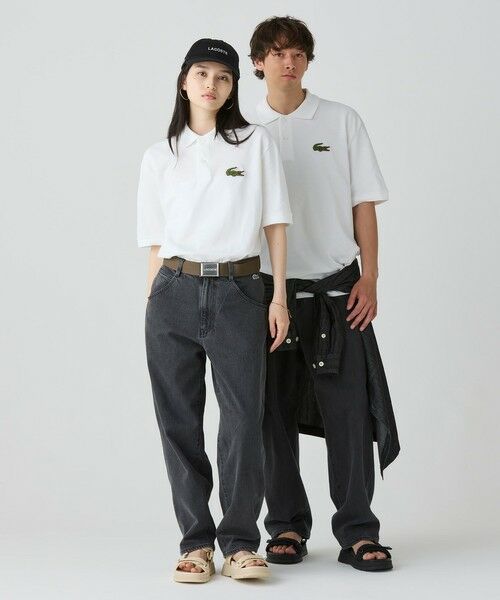 LACOSTE / ラコステ ポロシャツ | L.12.12ルーズフィット ドロップショルダー 鹿の子半袖ポロシャツ | 詳細4