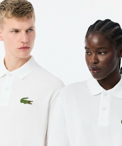 LACOSTE / ラコステ ポロシャツ | L.12.12ルーズフィット ドロップショルダー 鹿の子半袖ポロシャツ | 詳細1