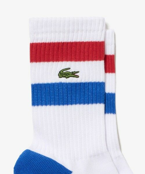 LACOSTE / ラコステ ソックス | バイカラーボーダーアメリブソックス 25-27cm | 詳細5