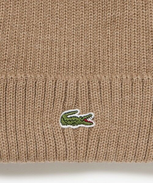 LACOSTE / ラコステ ニットキャップ | ウールリブニットキャップ | 詳細4