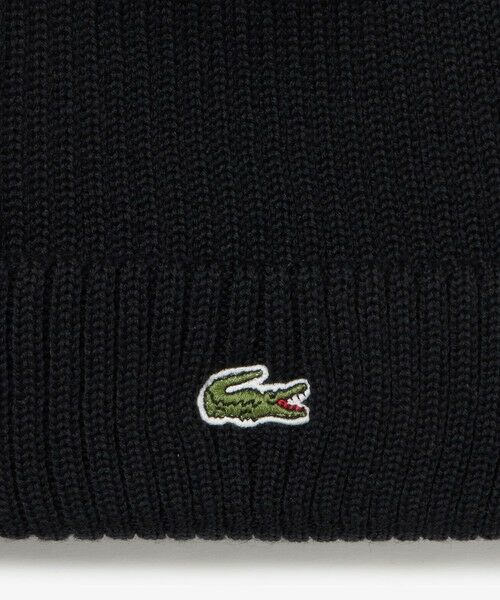 LACOSTE / ラコステ ニットキャップ | ウールリブニットキャップ | 詳細5