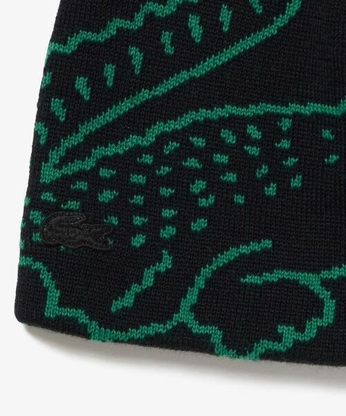 LACOSTE / ラコステ ニットキャップ | ワニロゴジャカードショートビーニー | 詳細3