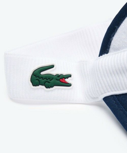 LACOSTE / ラコステ サンバイザー | ネーム刺しゅうゴルフサンバイザー | 詳細3