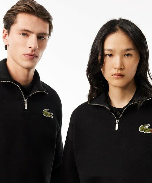 LACOSTE / ラコステ スウェット | ハーフジップスタンドカラースウェット / スタンドジップ | 詳細1