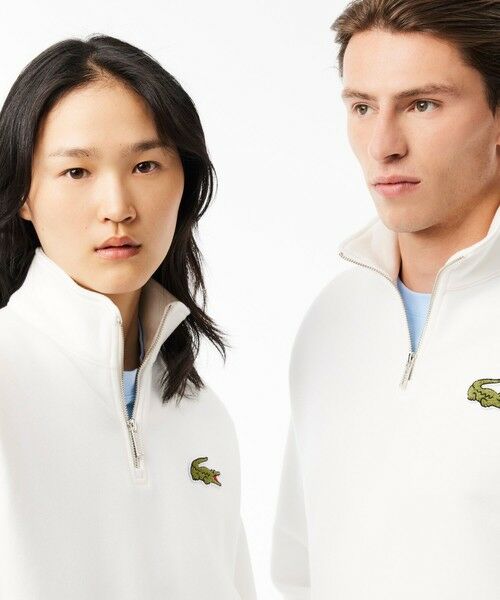 LACOSTE / ラコステ スウェット | ハーフジップスタンドカラースウェット / スタンドジップ | 詳細6