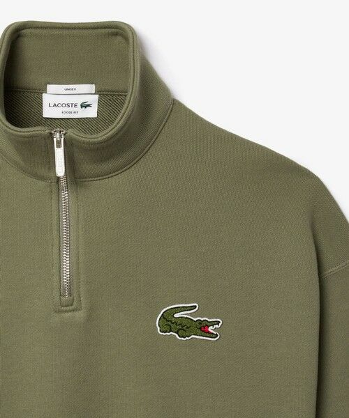 LACOSTE / ラコステ スウェット | ハーフジップスタンドカラースウェット / スタンドジップ | 詳細14