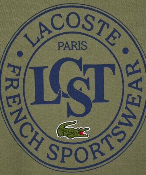 LACOSTE / ラコステ スウェット | オーバーサイズ LCSTサークルグラフィッククルーネックスウェット | 詳細6