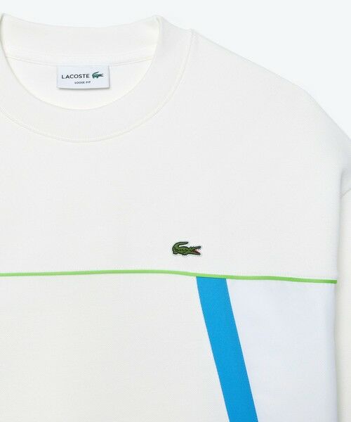 LACOSTE / ラコステ スウェット | 切り替えダブルフェイススウェットクルーネック | 詳細4