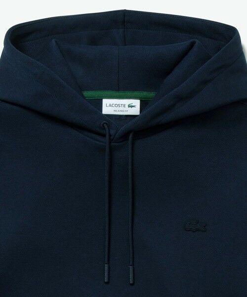 LACOSTE / ラコステ パーカー | 鹿の子ニットワントーンフーディー / 鹿の子ニットプルオーバーパーカー | 詳細11