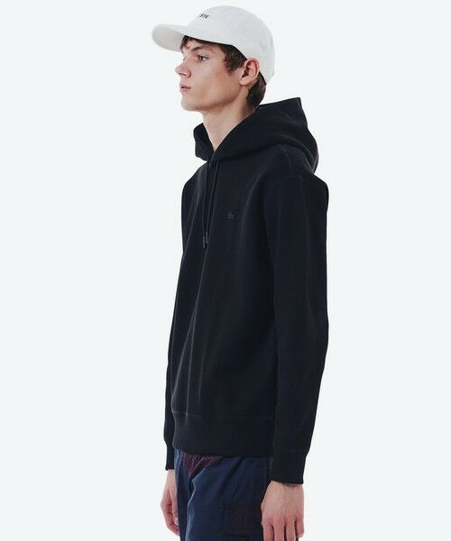 LACOSTE｜鹿の子ニットワントーンフーディー / 鹿の子ニットプル
