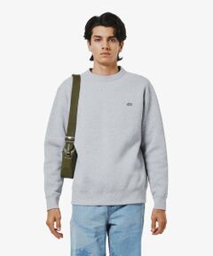 LACOSTE / ラコステ スウェット | ワントーンクルーネック 鹿の子ニット / 鹿の子スウェット トレーナー