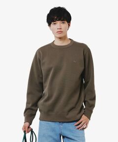 LACOSTE / ラコステ スウェット | ワントーンクルーネック 鹿の子ニット / 鹿の子スウェット トレーナー