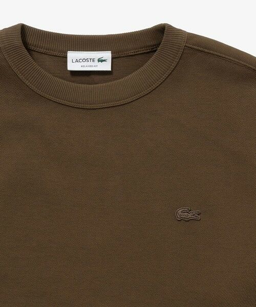 LACOSTE / ラコステ スウェット | ワントーンクルーネック 鹿の子ニット / 鹿の子スウェット | 詳細29