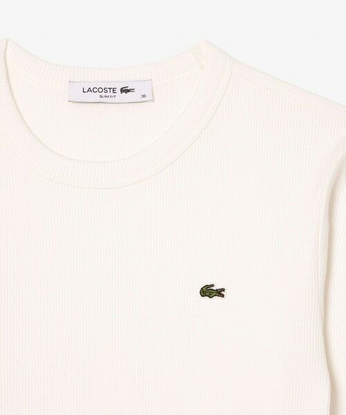 LACOSTE / ラコステ Tシャツ | ワンポイントリブニットスリムセーター | 詳細19