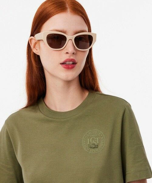 LACOSTE / ラコステ Tシャツ | 3Dサークルロゴプリント半袖Tシャツ | 詳細2