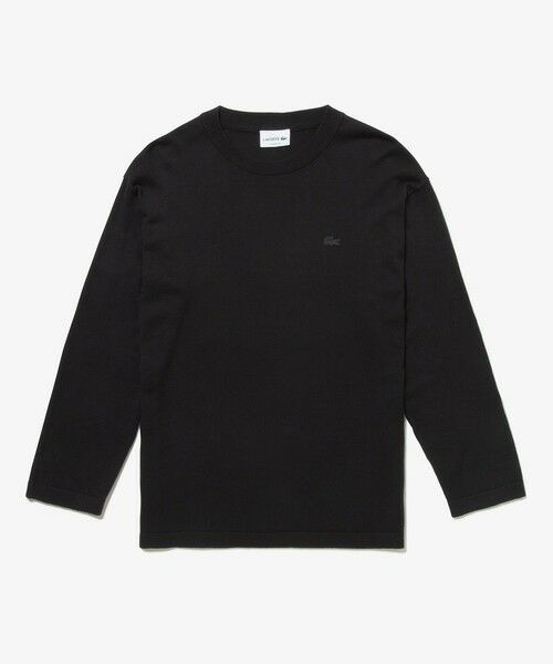 LACOSTE / ラコステ Tシャツ | ハイストレッチコットンニット長袖Tシャツ | 詳細3