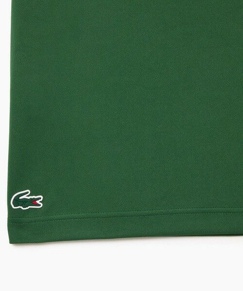 LACOSTE / ラコステ Tシャツ | UPF30 UVカット モノグラムワニロゴ ウルトラドライ鹿の子半袖Tシャツ | 詳細4