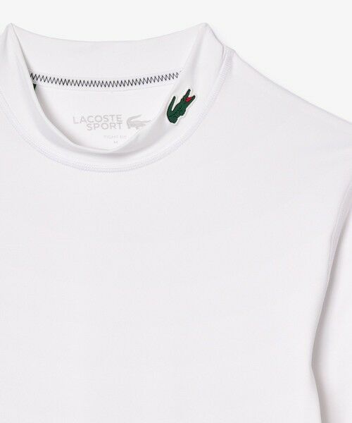 LACOSTE / ラコステ Tシャツ | ウルトラドライ 吸水速乾 タイトフィットモックネックTシャツ | 詳細5