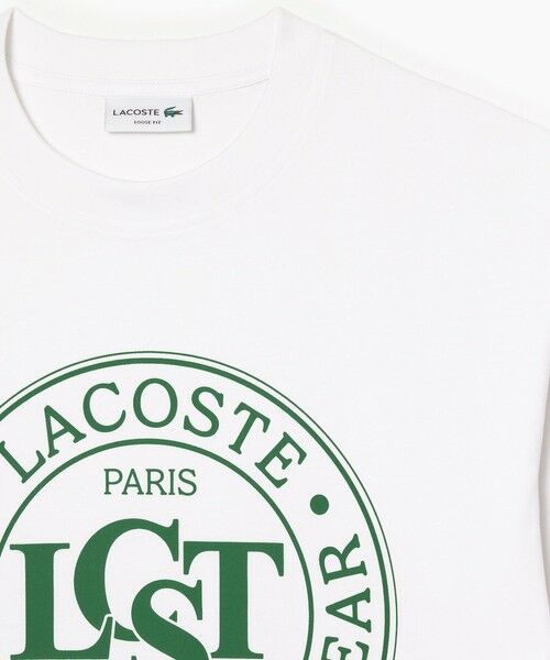 LACOSTE / ラコステ Tシャツ | オーバーサイズ サークルグラフィック半袖Tシャツ | 詳細4