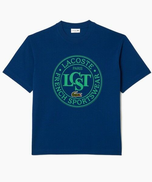 LACOSTE / ラコステ Tシャツ | オーバーサイズ サークルグラフィック半袖Tシャツ | 詳細9