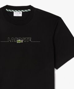 フランスメイド オーバーサイズ ブランドネームロゴステッチ半袖Tシャツ