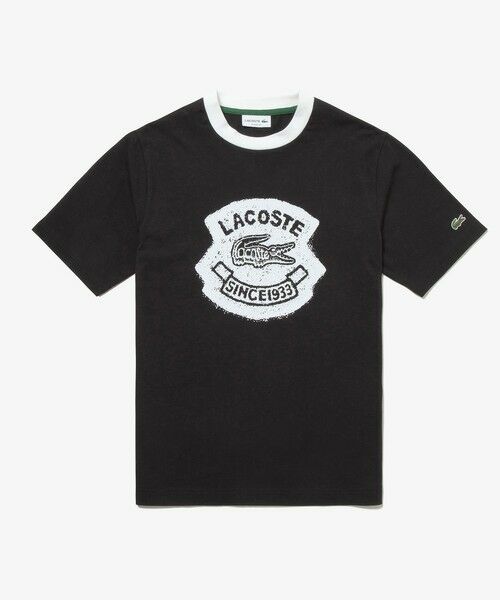 LACOSTE / ラコステ Tシャツ | ヴィンテージプリントリンガーTシャツ | 詳細3