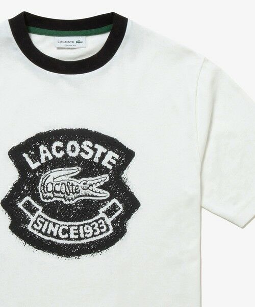 LACOSTE / ラコステ Tシャツ | ヴィンテージプリントリンガーTシャツ | 詳細8