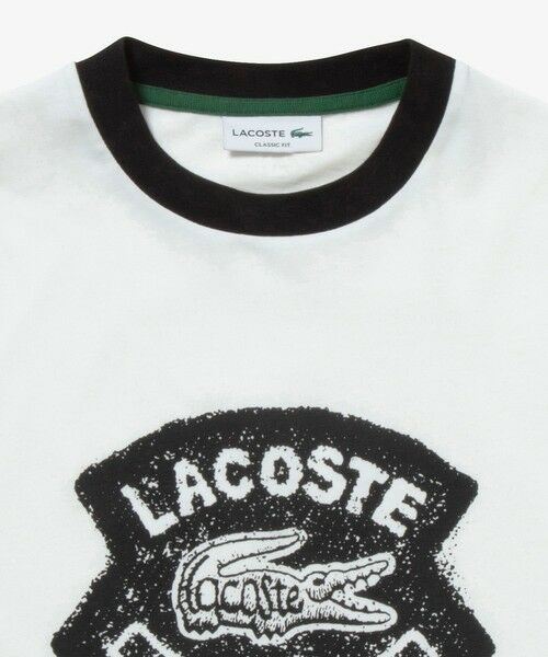 LACOSTE / ラコステ Tシャツ | ヴィンテージプリントリンガーTシャツ | 詳細13