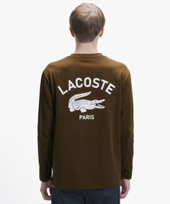 LACOSTE / ラコステ Tシャツ | オーバーサイズ PARISロゴ ヘビーウェイト 長袖Tシャツ / ロンT