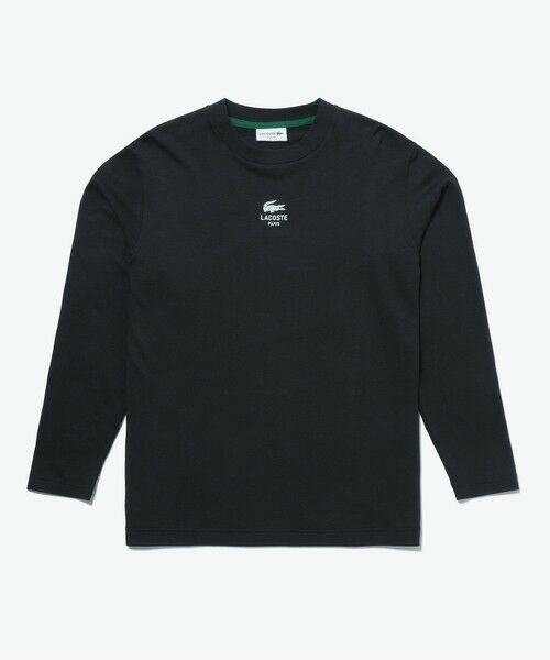 LACOSTE / ラコステ Tシャツ | オーバーサイズ PARISロゴ ヘビーウェイト 長袖Tシャツ / ロンT | 詳細5