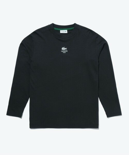 LACOSTE / ラコステ Tシャツ | オーバーサイズ PARISロゴ ヘビーウェイト 長袖Tシャツ / ロンT | 詳細3