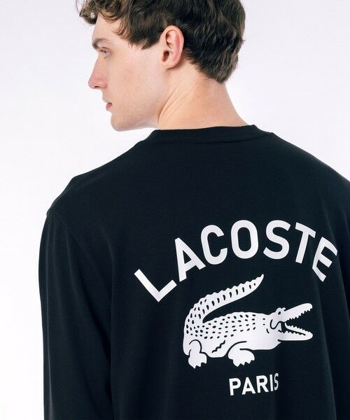 LACOSTE / ラコステ Tシャツ | オーバーサイズ PARISロゴ ヘビーウェイト 長袖Tシャツ / ロンT | 詳細5