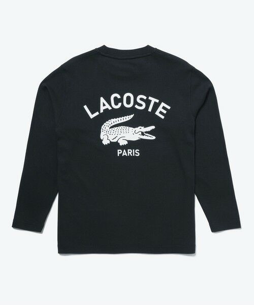 LACOSTE / ラコステ Tシャツ | オーバーサイズ PARISロゴ ヘビーウェイト 長袖Tシャツ / ロンT | 詳細7