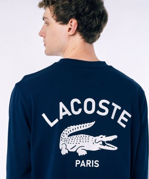 LACOSTE / ラコステ Tシャツ | オーバーサイズ PARISロゴ ヘビーウェイト 長袖Tシャツ / ロンT | 詳細12