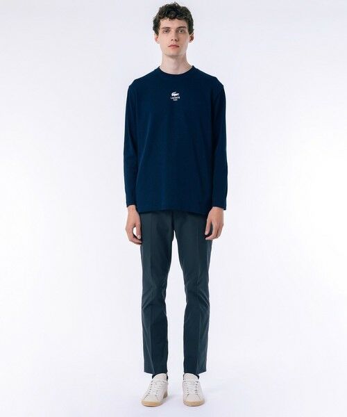 LACOSTE / ラコステ Tシャツ | オーバーサイズ PARISロゴ ヘビーウェイト 長袖Tシャツ / ロンT | 詳細12