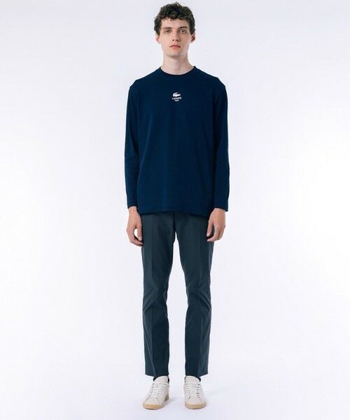 LACOSTE / ラコステ Tシャツ | オーバーサイズ PARISロゴ ヘビーウェイト 長袖Tシャツ / ロンT | 詳細12